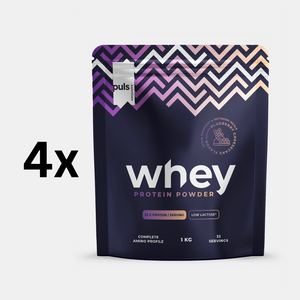 WHEY PROTEIINIJAUHE Blueberry Cheesecake 4x1kg VÄHÄLAKTOOSINEN