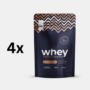WHEY PROTEIINIJAUHE Tuplasuklaa 4x350g VÄHÄLAKTOOSINEN