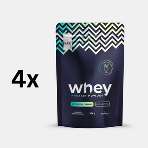 WHEY PROTEIINIJAUHE Pina Colada 4x350g VÄHÄLAKTOOSINEN