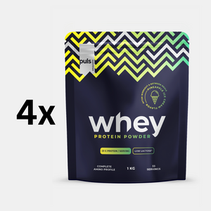 WHEY PROTEIINIJAUHE Pineapple Ice cream 4x1kg VÄHÄLAKTOOSINEN