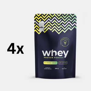 WHEY PROTEIINIJAUHE Pineapple Ice cream 4x350g VÄHÄLAKTOOSINEN