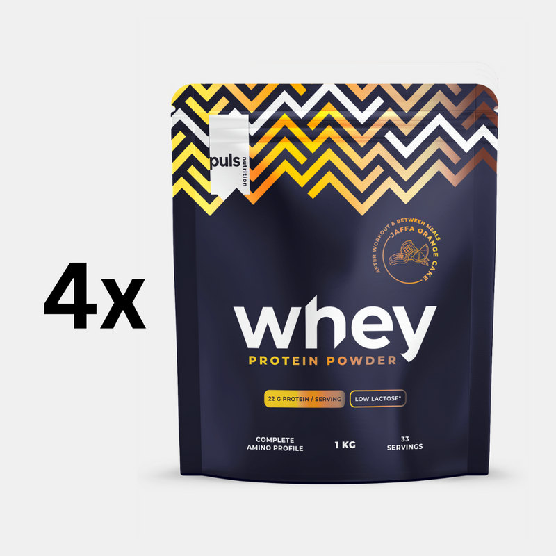 WHEY Jaffa Orange cake 4x1kg VÄHÄLAKTOOSINEN 