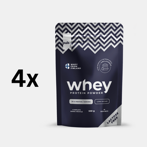WHEY PROTEIINIJAUHE Unflavored 4x550g LAKTOOSITON
