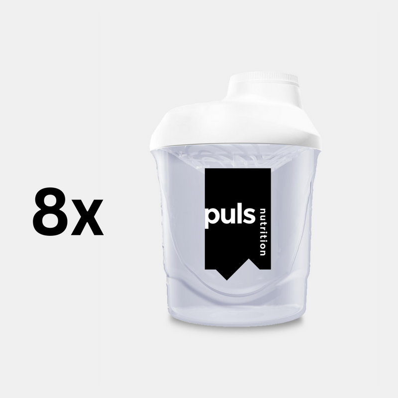 PULS Shaker valkoinen 300ml  x 8 kpl